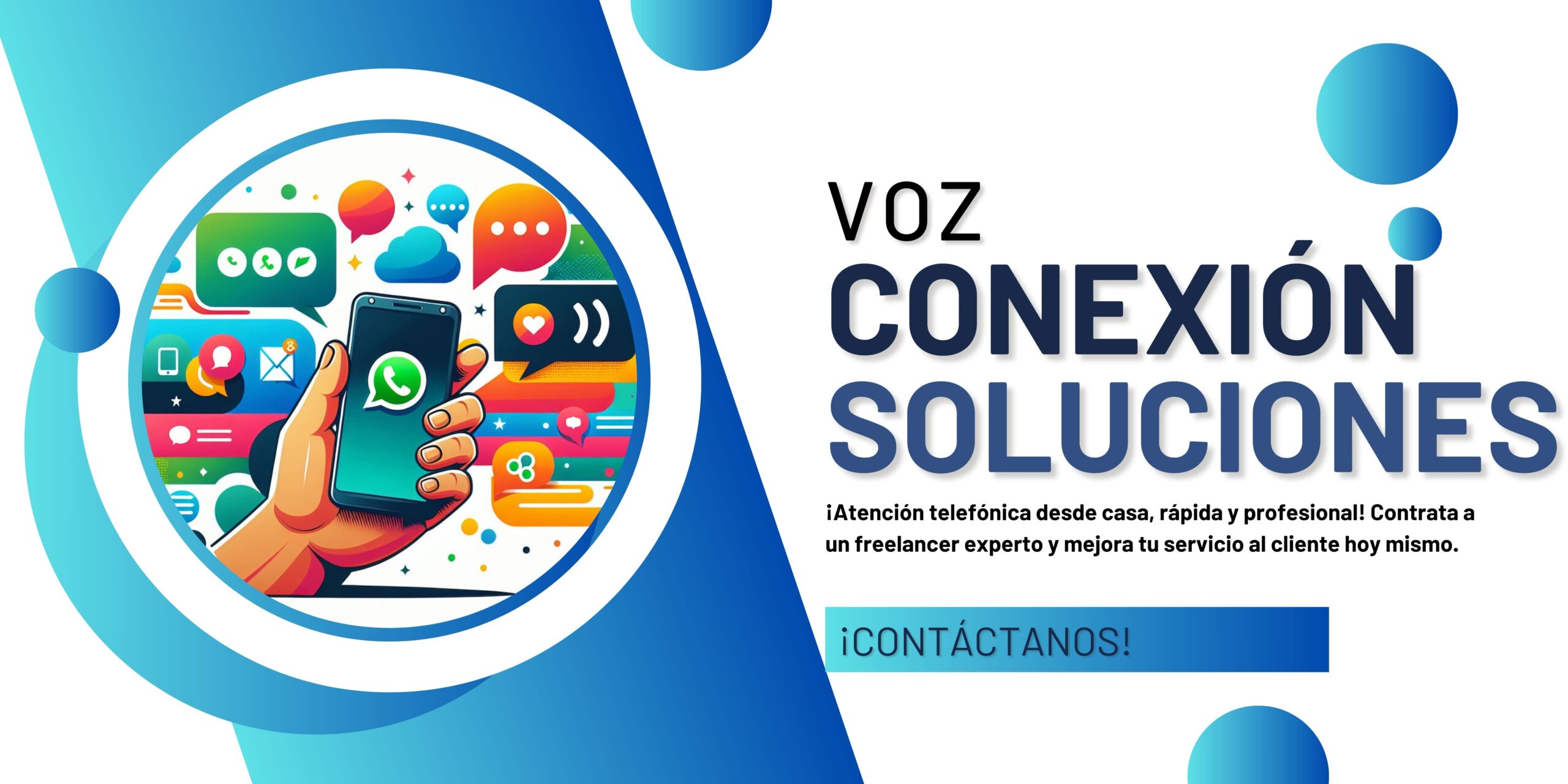 Banner atención telefónica desde casa